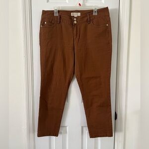 Michael Kors canvas chino pants- Size 12
